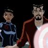 Maria Hill and Tony Stark in The Avengers: Earth’s Mightiest Heroes! Season 2, Episode 2
