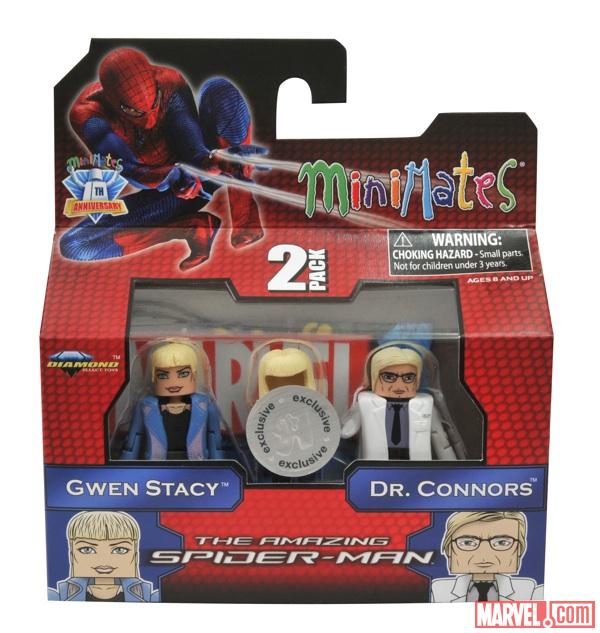 Gwen Stacy and Dr. Connors Toys "R" Us exclusives by Diamond Select