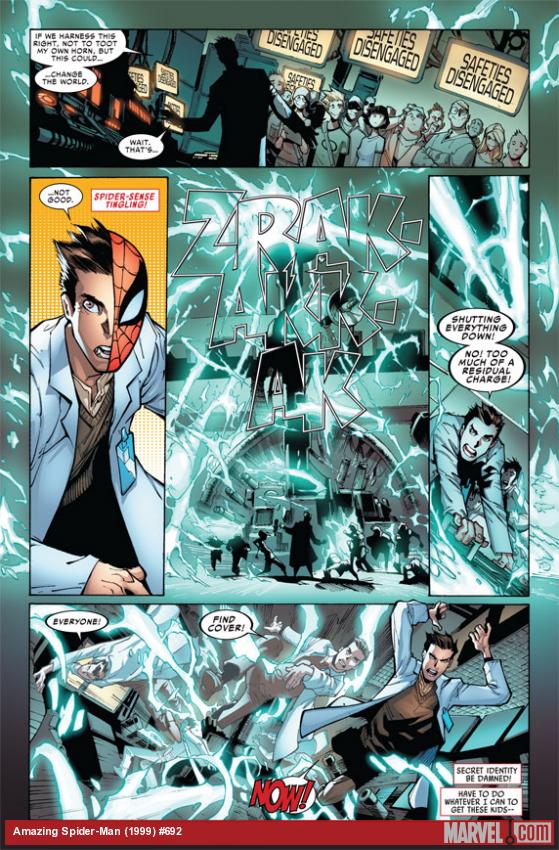 Amazing Spider-Man #692 preview art by Humberto Ramos