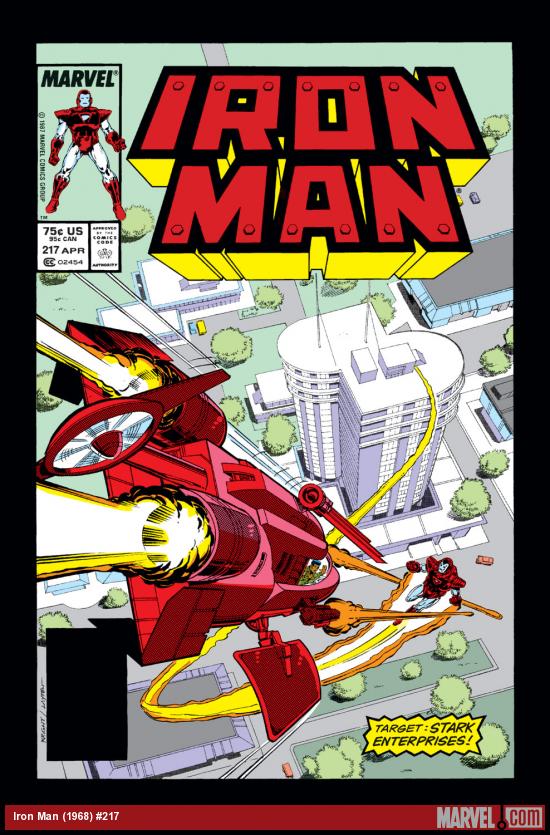Iron Man (1968) #217 Cover