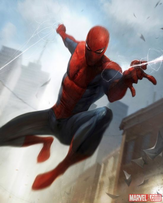 Spider-Man card art by Francesco Mattina from Marvel War of Heroes