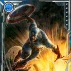 Captain America card art from Marvel War of Heroes