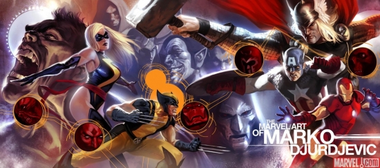 THE MARVEL ART OF MARKO DJURDJEVIC HC