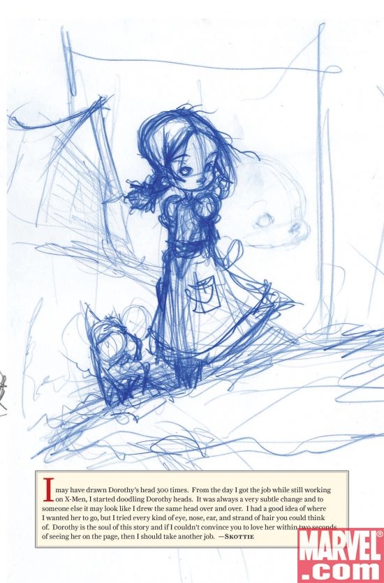 WONDERFUL WIZARD OF OZ SKETCHBOOK Interior