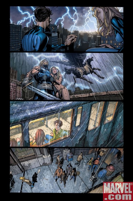 ULTIMATUM #1 preview art by David Finch