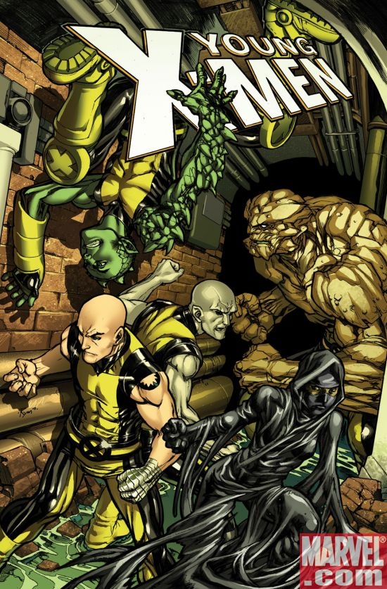 YOUNG X-MEN #8 cover by Michael Ryan