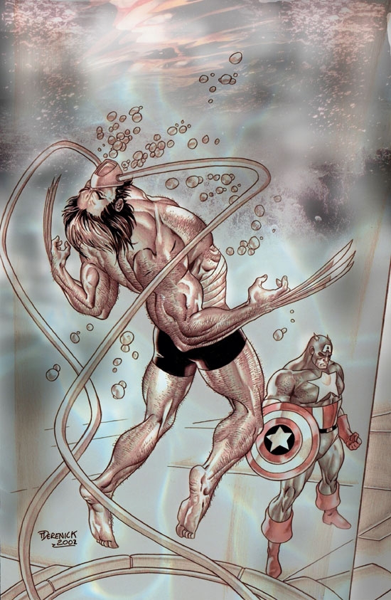 WOLVERINE/CAPTAIN AMERICA (2003) #3 COVER