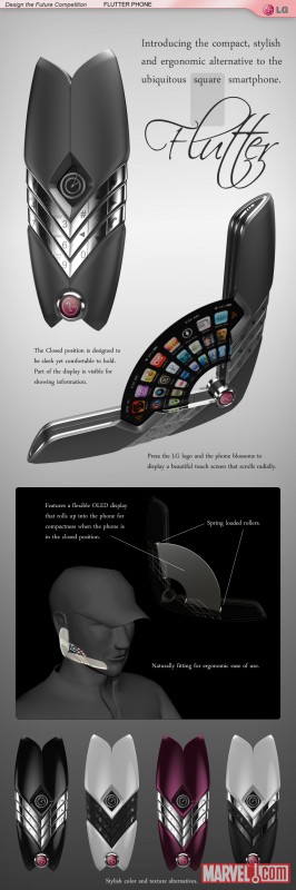 Concept for the LG Flutter phone