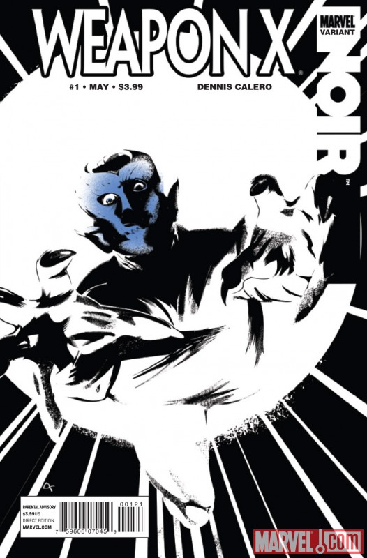 WEAPON X NOIR ONE-SHOT #1 variant cover by Dennis Calero