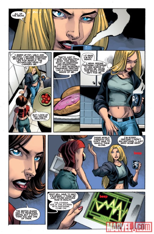 DARKSTAR AND THE WINTER GUARD #2 preview art by Steve Ellis