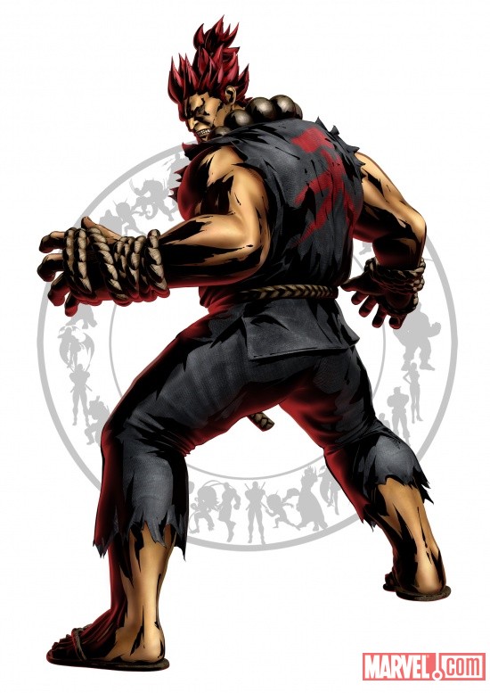 akuma wallpaper. Capcom 3: Akuma Character Art