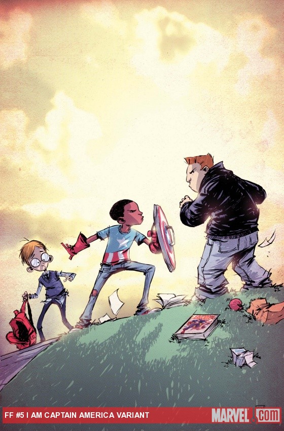 FF (2011) #5 (I Am Captain America Variant   )