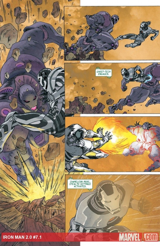 Iron Man 2.0 #7.1 preview page by Kano