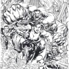 Defenders #1  Inked Variant Cover by Neal Adams