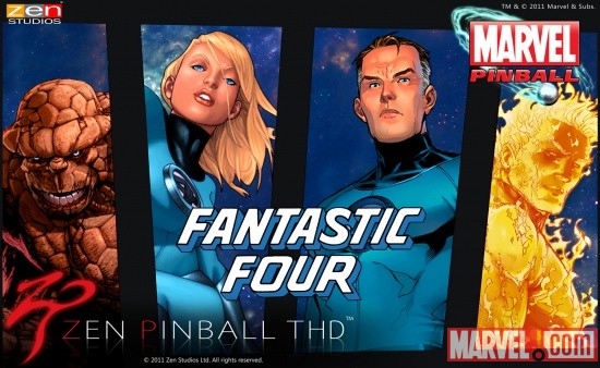 Fantastic Four table for Zen Pinball on Android