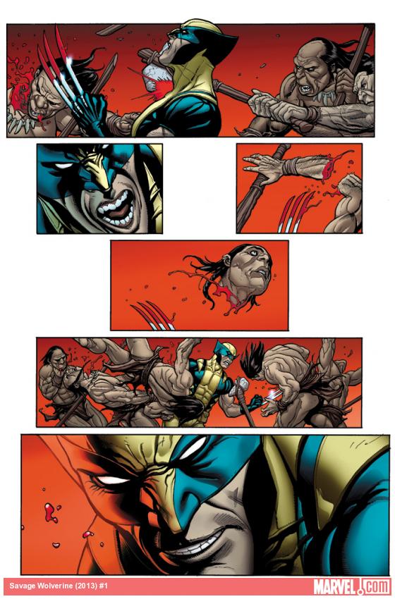 Savage Wolverine #1 preview art by Frank Cho
