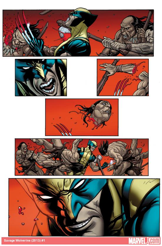 Savage Wolverine #1 preview art by Frank Cho
