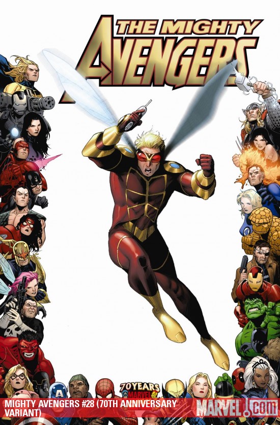 The Mighty Avengers (2007) #28 (70th Anniversary Variant)