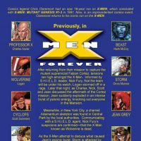 X-MEN FOREVER #4, intro page