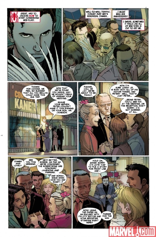 AMAZING SPIDER-MAN #600 preview art by John Romita Jr.