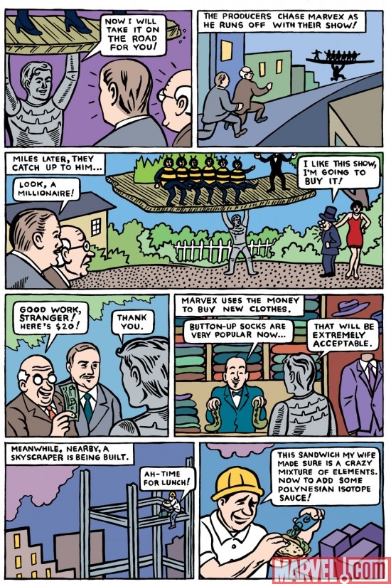 Preview art by Michael Kupperman