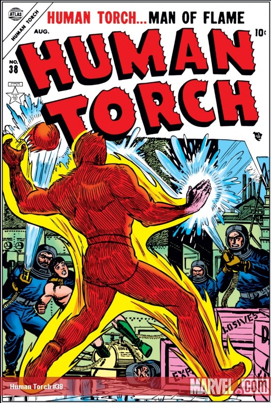 HUMAN TORCH #38 COVER