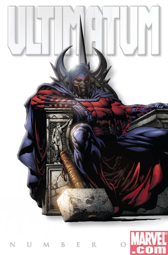 ULTIMATUM #1 WHITE VARIANT COVER