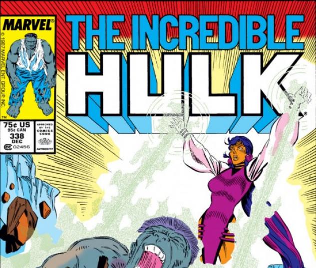 INCREDIBLE HULK #338 COVER