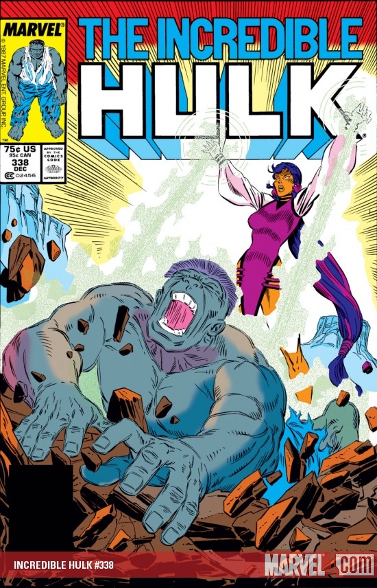 INCREDIBLE HULK #338 COVER