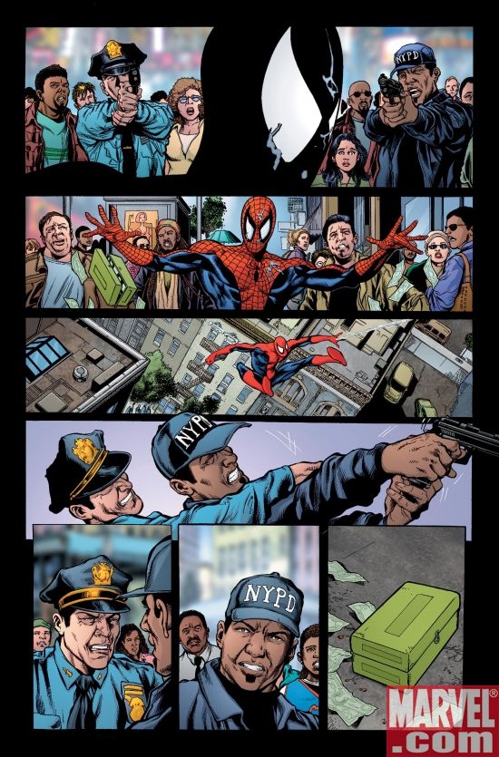 AMAZING SPIDER-MAN #552 Interior Art