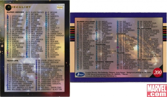 Checklist, Card #200