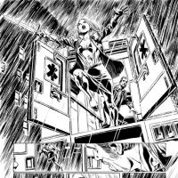 VALKYRIE #1 black and white preview art by Phil Winslade 5
