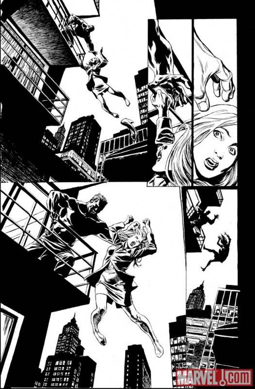 VALKYRIE #1 black and white preview art by Phil Winslade 2