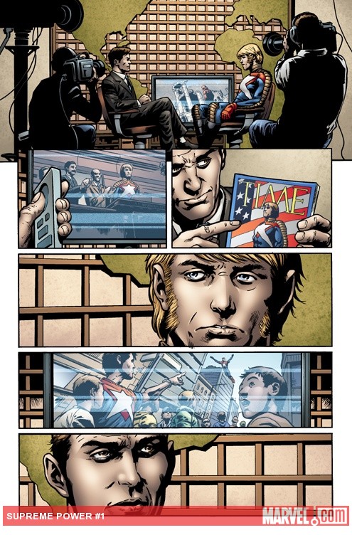 Supreme Power (2011) #1 preview art by Manuel Garcia