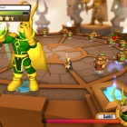 Screenshot of Valkyrie and Loki from Super Hero Squad Online