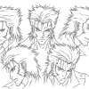 Wolverine concept art from the Wolverine anime