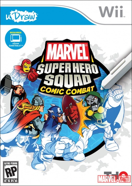 Super Hero Squad: Comic Combat Wii box art