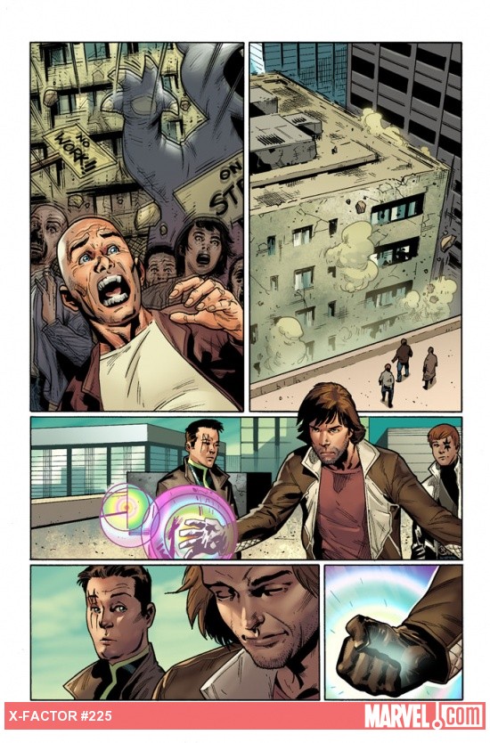 X-Factor #225 preview art by Leonard Kirk