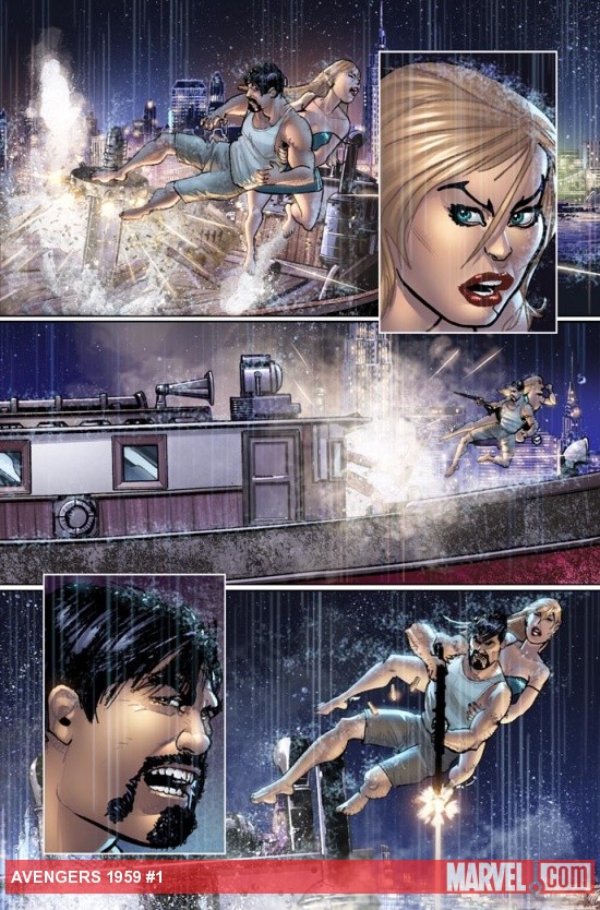 Avengers 1959 #1 preview art by Howard Chaykin
