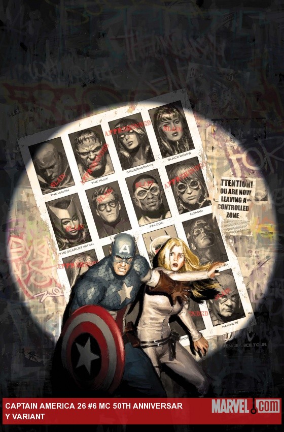 Captain America (2011) #6 (Mc 50th Anniversary Variant)