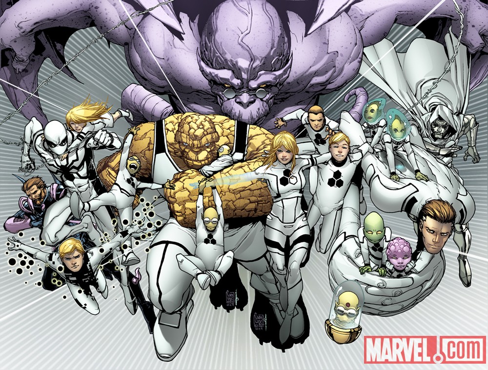 Fantastic Four #601 & FF #13 variant covers by Giuseppe Camuncoli