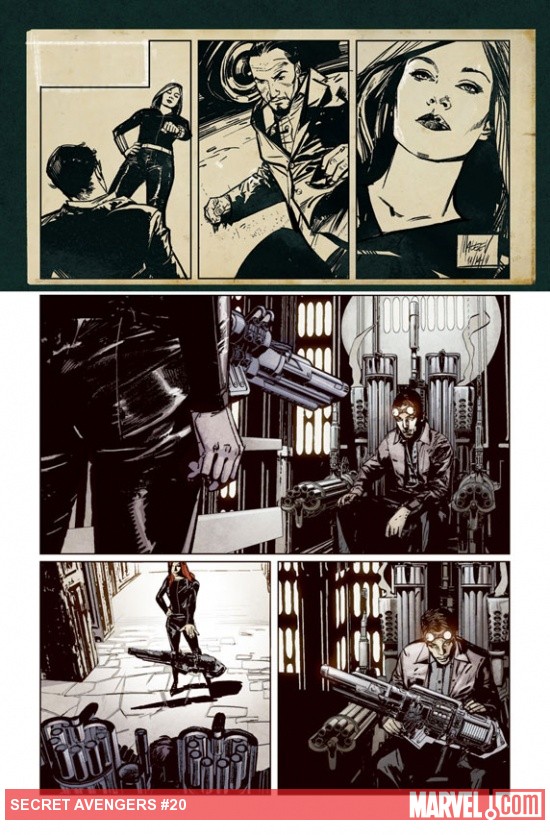 Secret Avengers #20 preview art by Alex Maleev