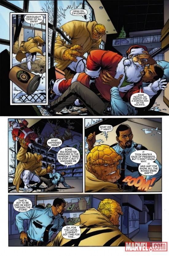 Marvel Holiday Special 2012 art by Paco Diaz