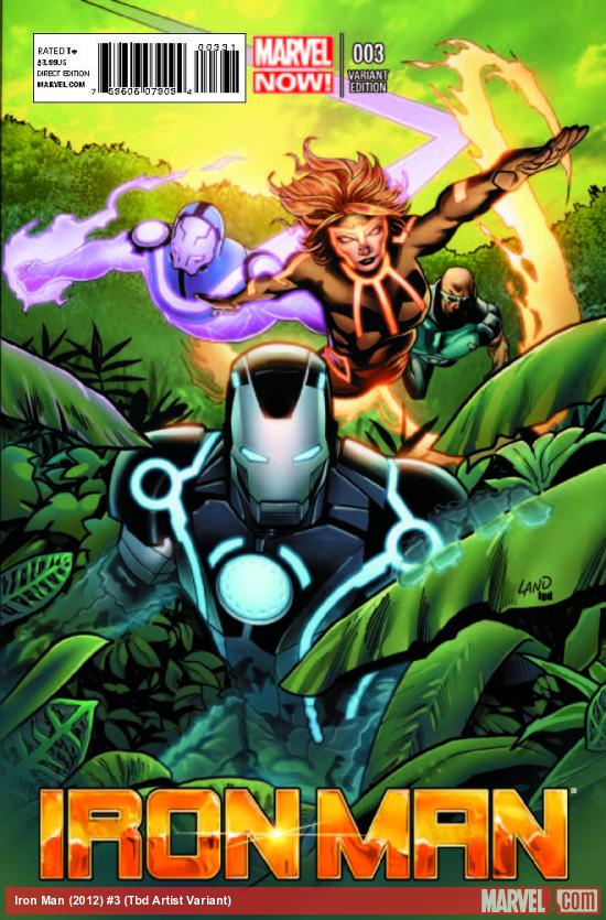 IRON MAN 3 LAND VARIANT (NOW, 1 FOR 50, WITH DIGITAL CODE)