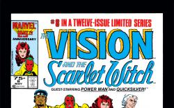 Vision and the Scarlet Witch (1985) #8 Cover