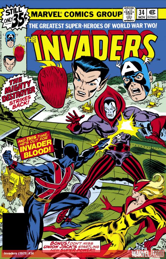 Invaders (1975) #34 Cover