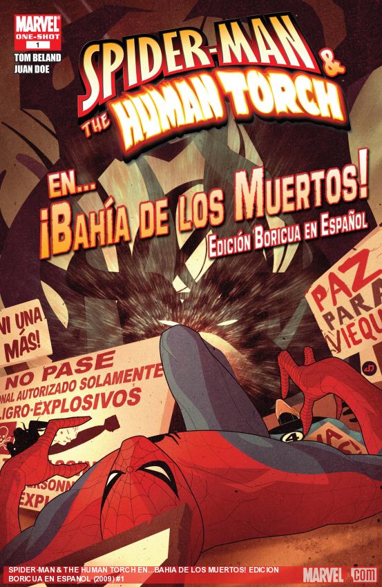 SPIDER-MAN & THE HUMAN TORCH EN...BAHIA DE LOS MUERTOS! EDICION BORICUA EN ESPANOL (2009)