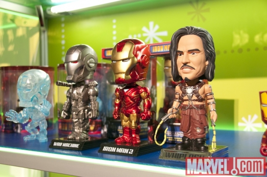 Marvel Wacky Wobblers at Funko Booth Toy Fair 2010