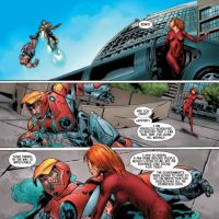 ULTIMATE COMICS ARMOR WARS #4 Art by Steve Kurth