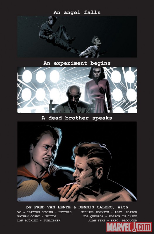 X-Men Noir: Mark of Cain #3 Recap Page